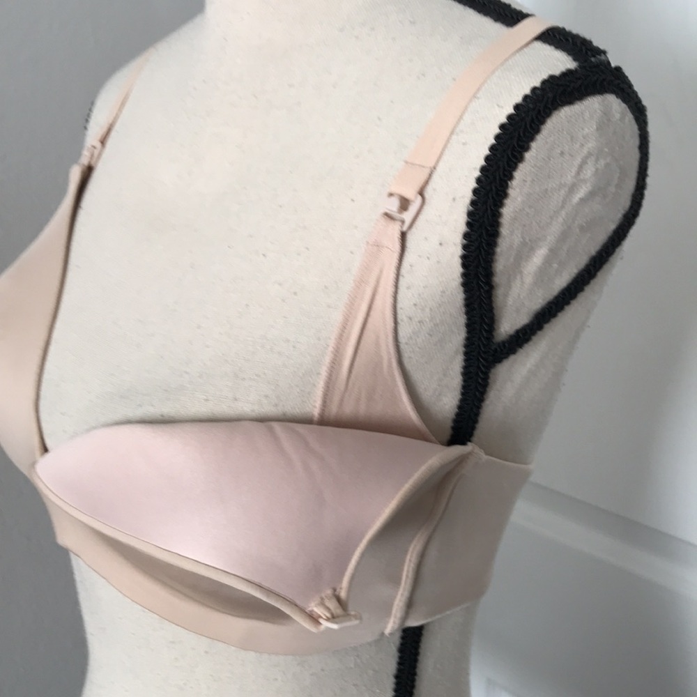 ❤️3X20  GILLIGAN & OMALEY Padding/ Wireless Tan Nursing Bra | 36C